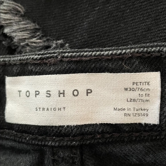 Topshop straight petite jean size W30 - Picture 4 of 10